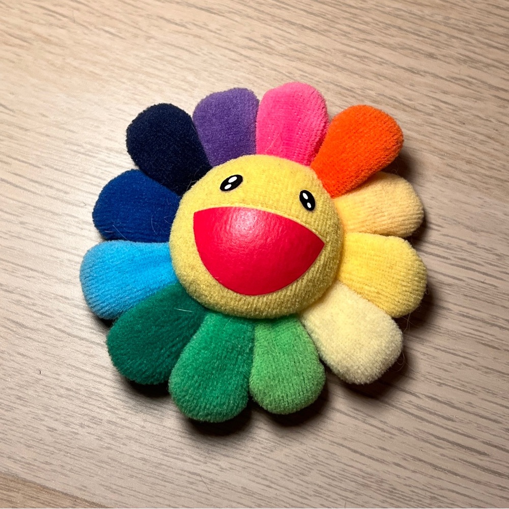 Takashi Murakami Rainbow Flower Plush